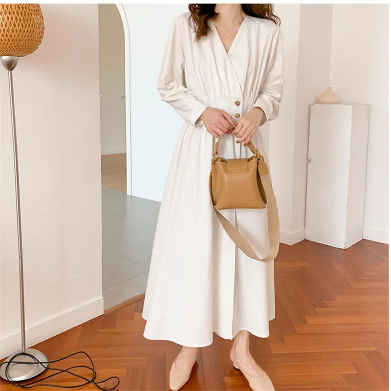 HziriP Autumn Waist-Controlled Fresh Loose All-Match Casual Retro Slimming Women Slender Full-Sleeved Stylish Long Dresses
HziriP Autumn Waist-Controlled Fresh Loose All-Match Casual Retro Slimming Women Slender Full-Sleeved Stylish Long Dresses