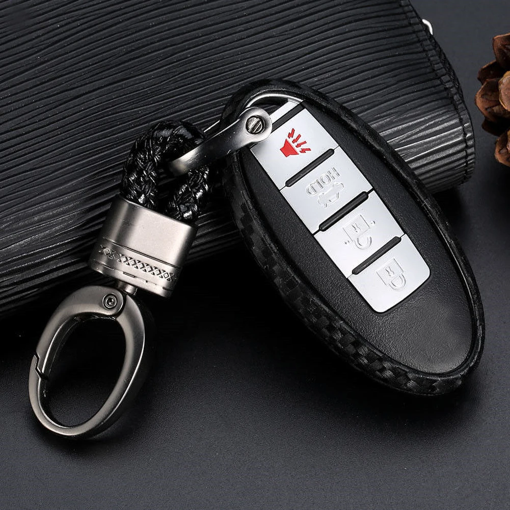 Carbon Fiber Styling Car Key Case For Nissan Infiniti Accessories Durable Silicone TPU Compound Scratch Proof Fastness Car Parts
Carbon Fiber Styling Car Key Case For Nissan Infiniti Accessories Durable Silicone TPU Compound Scratch Proof Fastness Car Parts