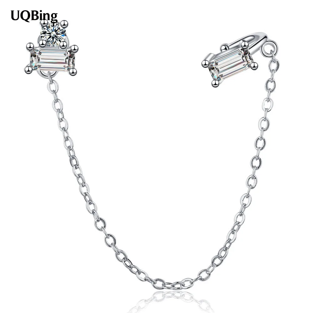 925 Standard Silver Geometric CZ Zircon Long Clip Earrings For Women Ear Jewerly Birthday Gift
925 Standard Silver Geometric CZ Zircon Long Clip Earrings For Women Ear Jewerly Birthday Gift