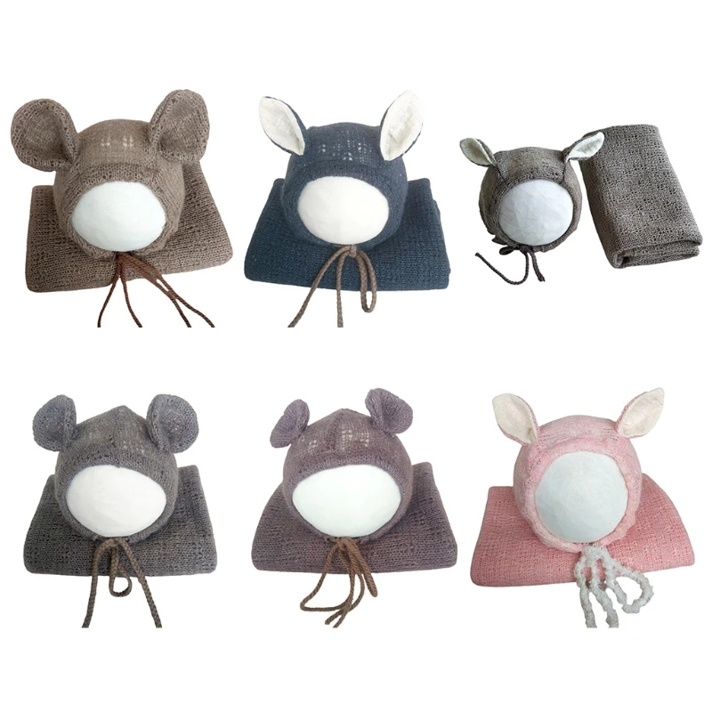 Baby Photography Props Newborn Knitted Stretch Wrap+Hat Set Infants Photo Shooting Crochet Blanket Bonnet
Baby Photography Props Newborn Knitted Stretch Wrap+Hat Set Infants Photo Shooting Crochet Blanket Bonnet