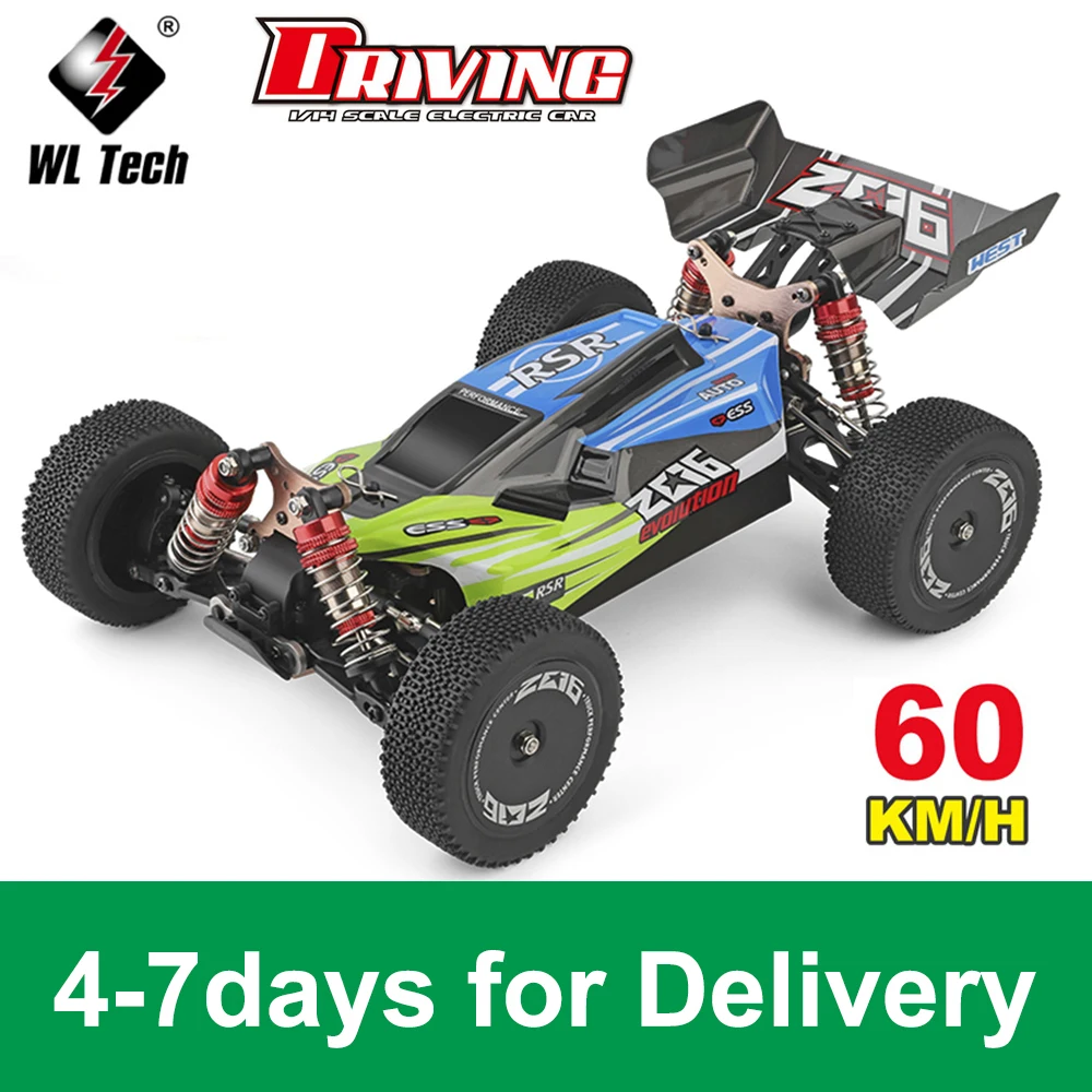 Wltoys XKS 144001 1/14 RC Car 60Km/h High Speed RC Racing Car 2.4GHz RC Buggy 4WD 550 Motor RC Off-Road Drift Car RTR
Wltoys XKS 144001 1/14 RC Car 60Km/h High Speed RC Racing Car 2.4GHz RC Buggy 4WD 550 Motor RC Off-Road Drift Car RTR