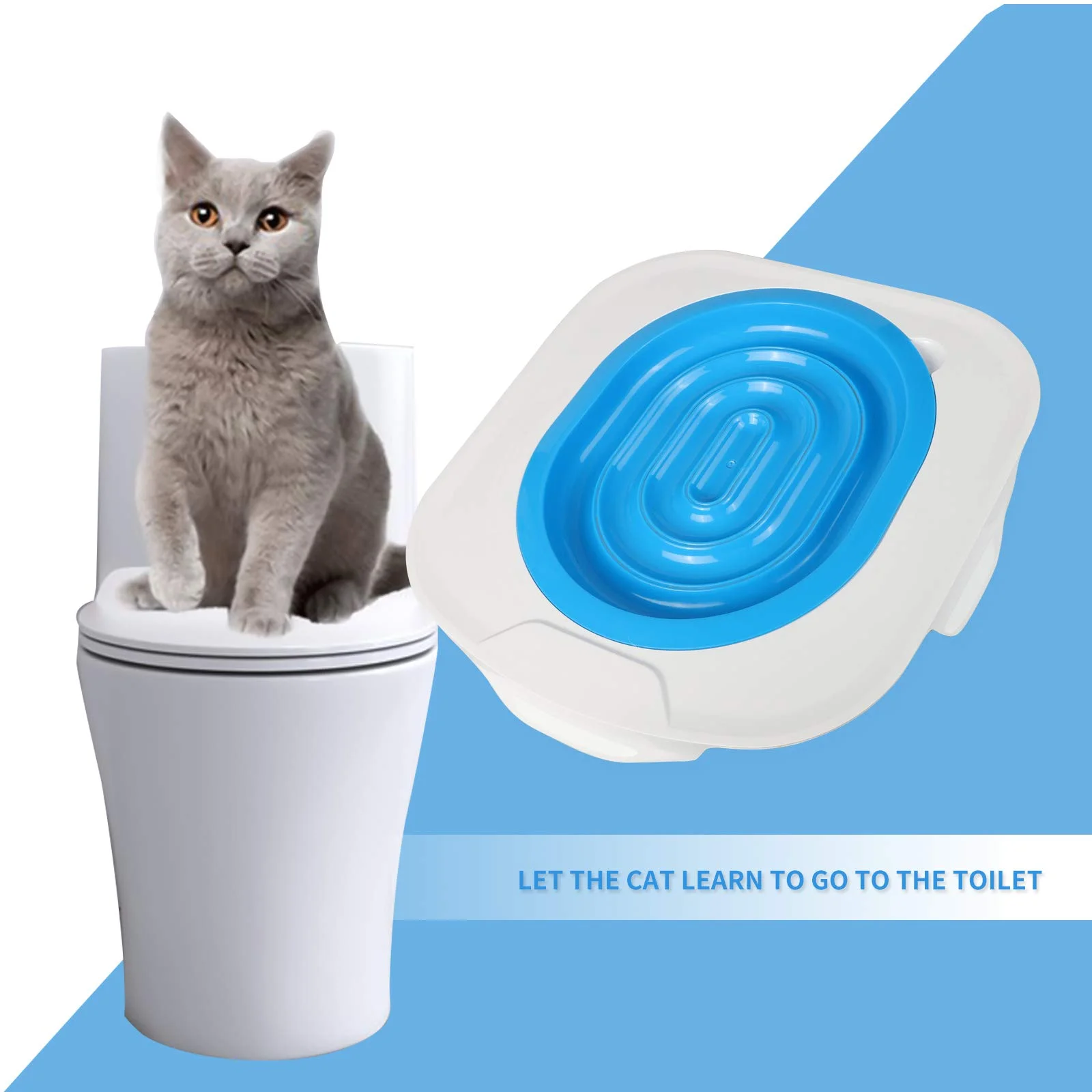 Cat Toilet Trainning Kit Pet Litter Box Tray System Professional Trainer Tool Cover Urinal Seat Cleaning Supplies for Kitten Cat
Cat Toilet Trainning Kit Pet Litter Box Tray System Professional Trainer Tool Cover Urinal Seat Cleaning Supplies for Kitten Cat