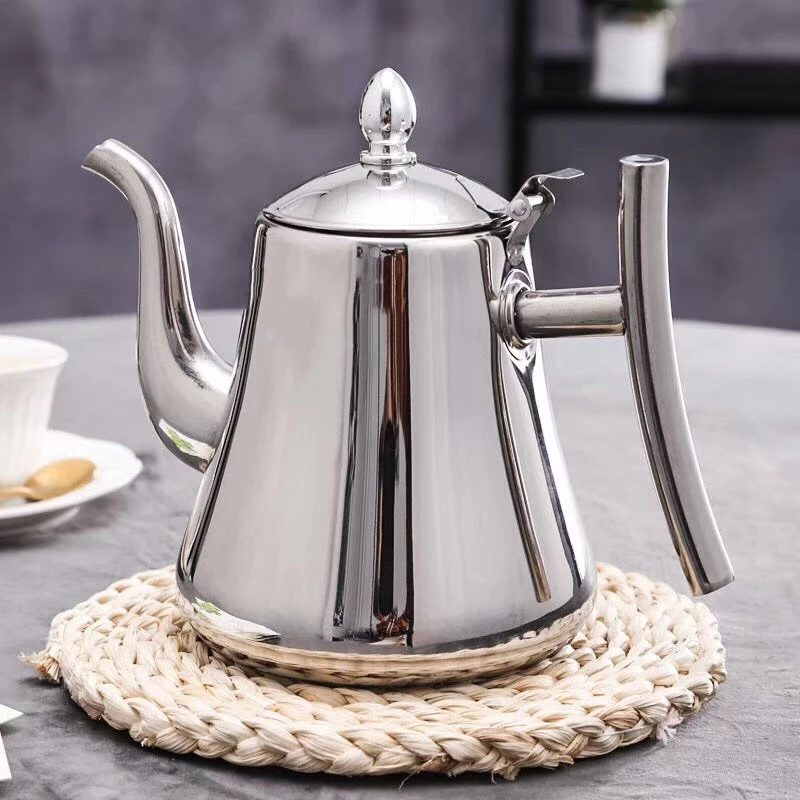 Stainless Steel Teapot Durable Tea Kettlewith Removable Infuser For Loose Flower Tea Coffee Kettle For Stovetop Safe Kettle
Stainless Steel Teapot Durable Tea Kettlewith Removable Infuser For Loose Flower Tea Coffee Kettle For Stovetop Safe Kettle