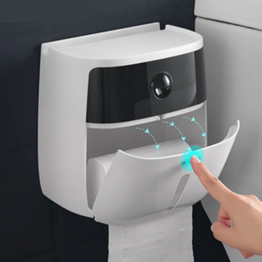Home Waterproof Toilet Paper Holder Storage Box Tray Tissue Box Wall Mounted Toilet Roll Dispenser Portable Toilet Paper Holder
Home Waterproof Toilet Paper Holder Storage Box Tray Tissue Box Wall Mounted Toilet Roll Dispenser Portable Toilet Paper Holder