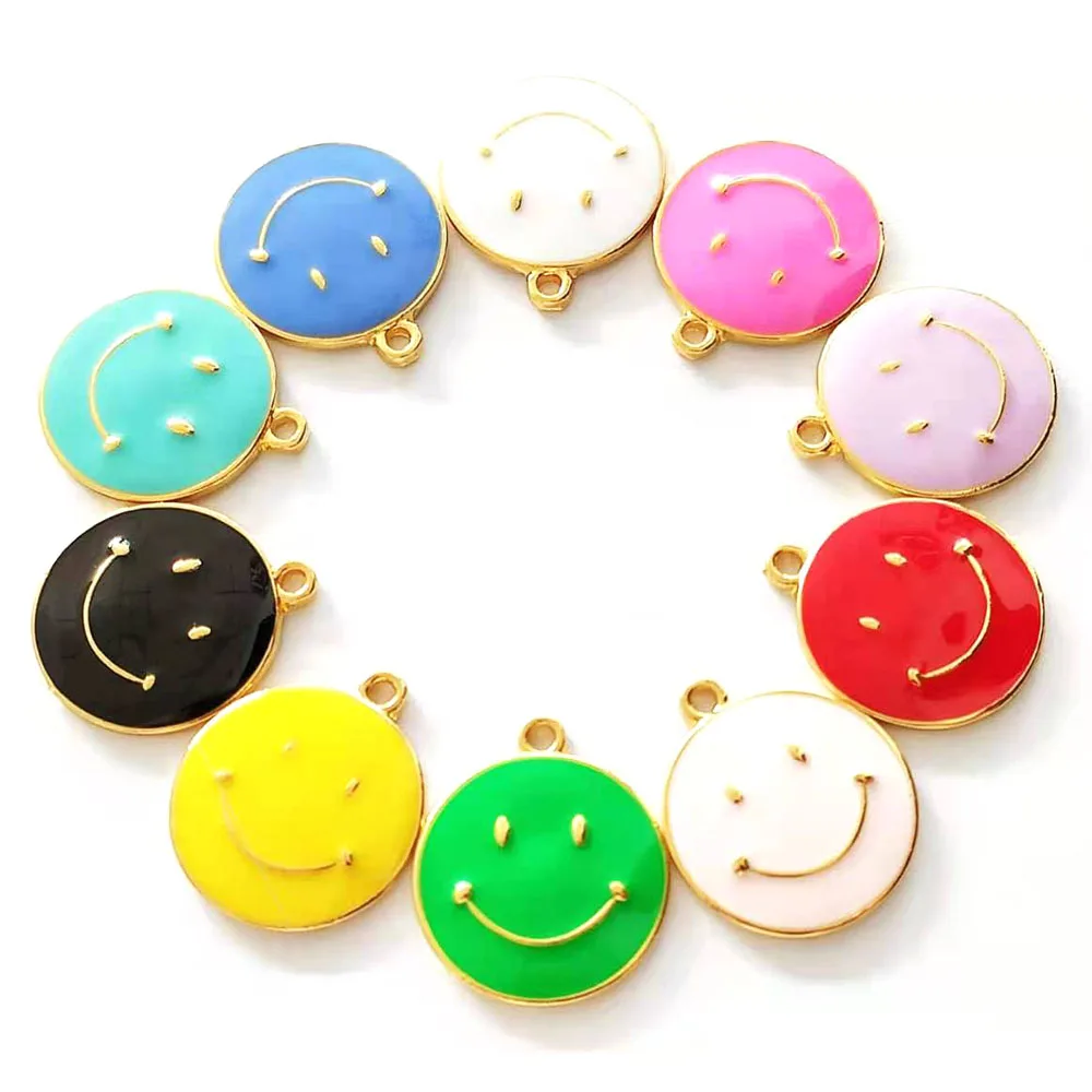 30pcs Smile face charms for women DIY jewelry accessories 
30pcs Smile face charms for women DIY jewelry accessories