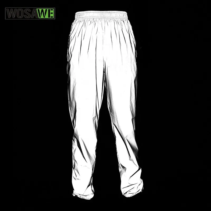 WOSAWE Full reflective cycling pants Men Windproof Waterproof Night Reflective Running Pants Riding Bike Bicycle MTB Pants
WOSAWE Full reflective cycling pants Men Windproof Waterproof Night Reflective Running Pants Riding Bike Bicycle MTB Pants