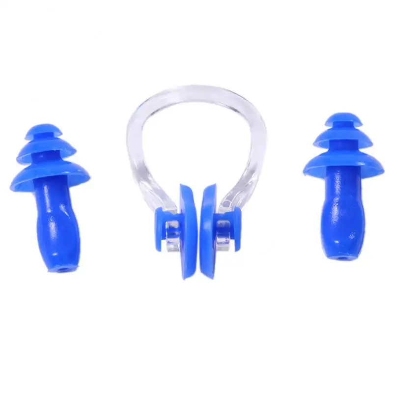 Transparent Box Set Soft Silicone Protective Earplug Waterproof Soft Swimming Ear Plugs Nose Clip Swim Diving
Transparent Box Set Soft Silicone Protective Earplug Waterproof Soft Swimming Ear Plugs Nose Clip Swim Diving