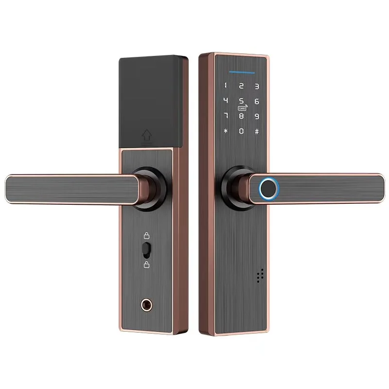 Electronic Smart Door Lock With App Security Biometric Fingerprint Intelligent Lock With Touch Password Card Home School Office
Electronic Smart Door Lock With App Security Biometric Fingerprint Intelligent Lock With Touch Password Card Home School Office