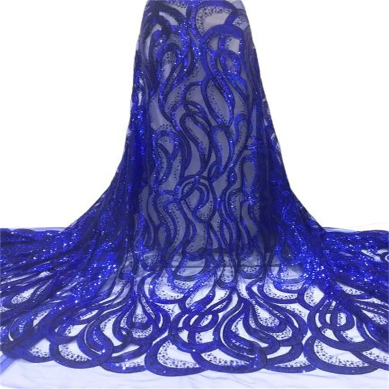 2022 Royal Blue High Quality African Lace Fabric Sequins Nigerian Tulle Lace Fabric For Wedding Party French Mesh Lace Fabrics
2022 Royal Blue High Quality African Lace Fabric Sequins Nigerian Tulle Lace Fabric For Wedding Party French Mesh Lace Fabrics