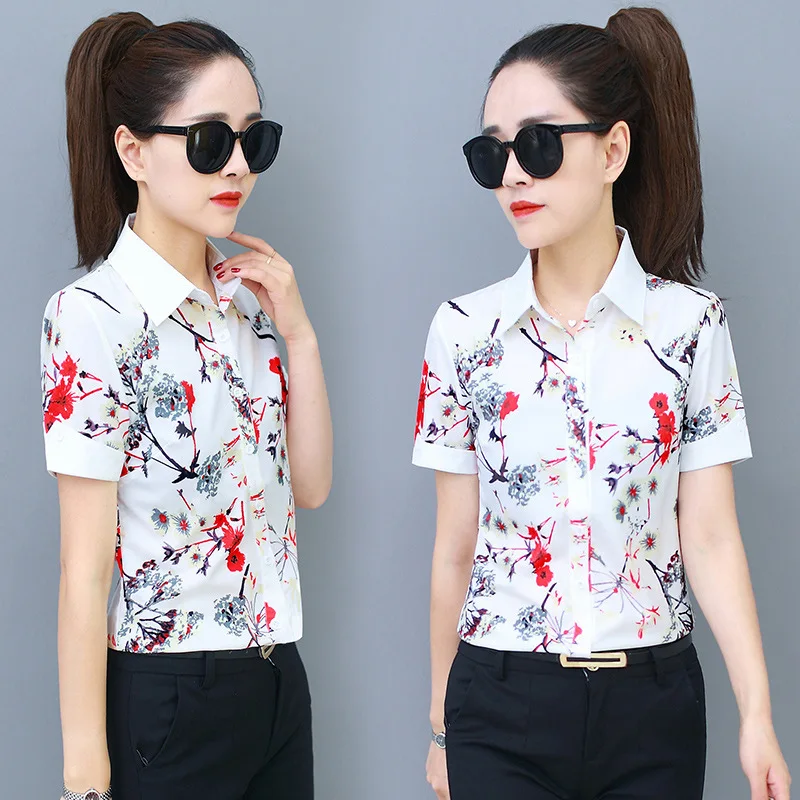 5xl Woman Floral Print Blouses Summer Casual Short Sleeve Slim Work Shirt Blouse Office Ladies 2020 Women Plus Size Tops 4xl
5xl Woman Floral Print Blouses Summer Casual Short Sleeve Slim Work Shirt Blouse Office Ladies 2020 Women Plus Size Tops 4xl