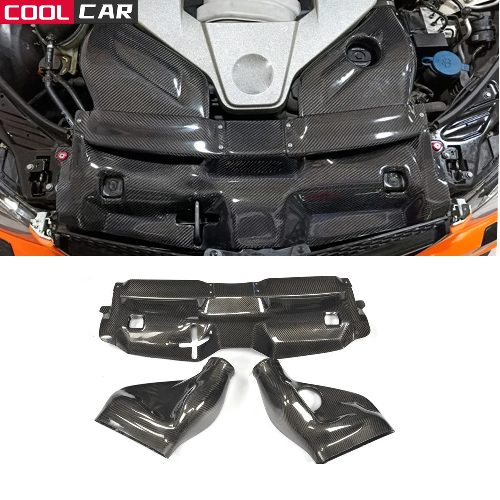 3PCS/Set Carbon Fiber Car Cold Air Filter Intake System Cover for Mercedes Benz W204 Facelift C-Class C63 AMG Only 2012 - 2014
3PCS/Set Carbon Fiber Car Cold Air Filter Intake System Cover for Mercedes Benz W204 Facelift C-Class C63 AMG Only 2012 - 2014