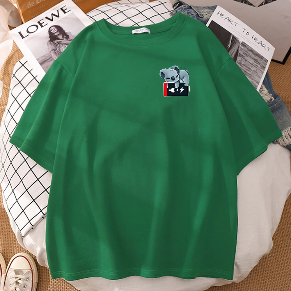 Koala Sleeping On The Battery Printed Tshirt Men Spring Summer Short Sleeved Fashion Streetwear Tee Harajuku O-Neck Men Tshirts
Koala Sleeping On The Battery Printed Tshirt Men Spring Summer Short Sleeved Fashion Streetwear Tee Harajuku O-Neck Men Tshirts