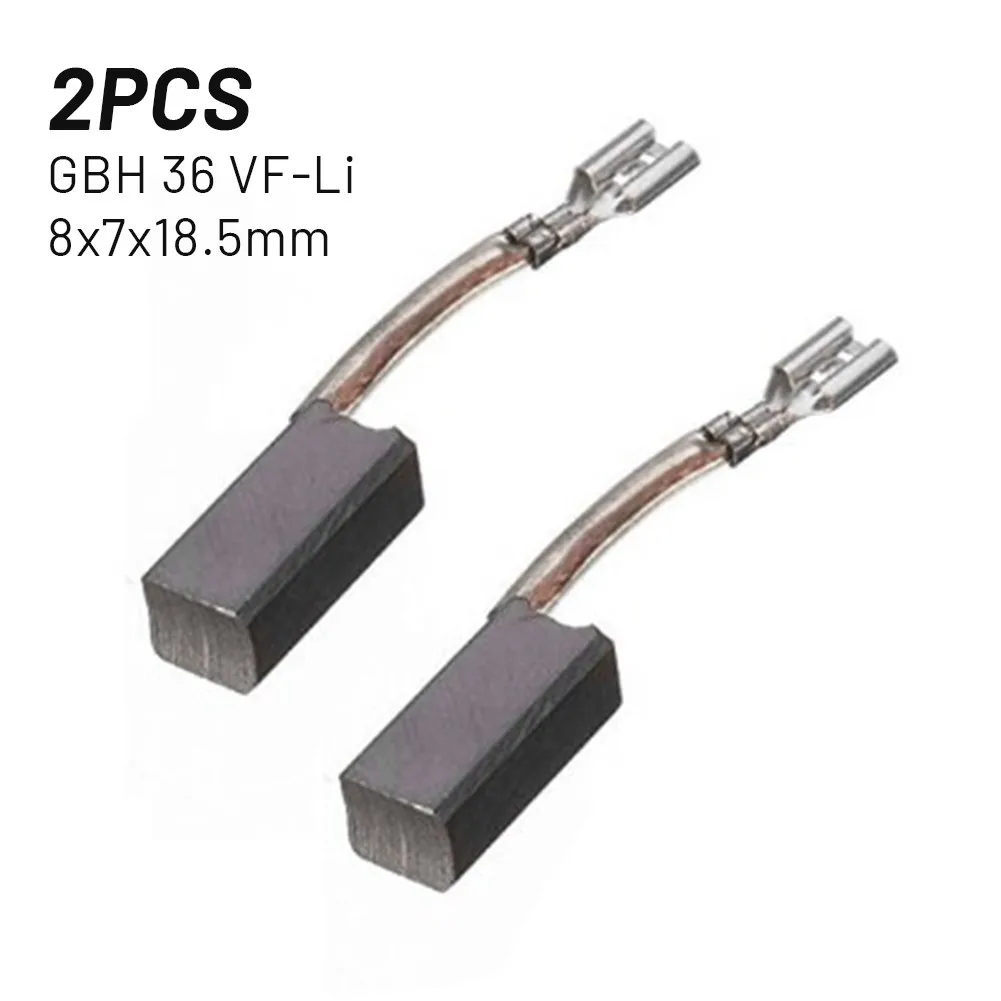 2Pcs 8x7x18.5mm Carbon Brush For Bosch GBH36V-LI GBH 36VF-LI GBH36 V SDS DRILLS H36 MA D35 Angle Grinder Electric Hammer Accs
2Pcs 8x7x18.5mm Carbon Brush For Bosch GBH36V-LI GBH 36VF-LI GBH36 V SDS DRILLS H36 MA D35 Angle Grinder Electric Hammer Accs
