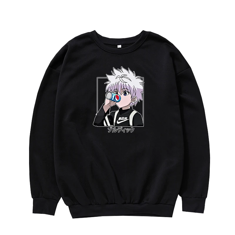 Молодежная одежда для мальчиков Hunter x Hunter с принтом killua, спортивные толстовки, Повседневная Свободная мягкая уличная рубашка, Мужские разме...
Молодежная одежда для мальчиков Hunter x Hunter с принтом killua, спортивные толстовки, Повседневная Свободная мягкая уличная рубашка, Мужские разме...