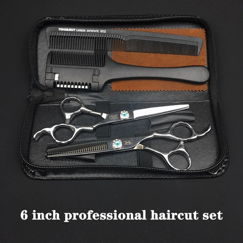 6” Professional Hairdressers Scissors 440C Japan Hairdressing Scissors Set Hair Cutting Tool Salon Barber Thinning Shears
6” Professional Hairdressers Scissors 440C Japan Hairdressing Scissors Set Hair Cutting Tool Salon Barber Thinning Shears