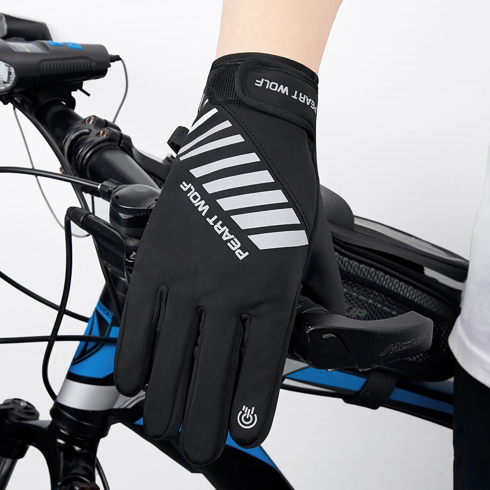 Winter Cycling Gloves 3-Layer Windproof Waterproof Thermal Fleece Lining Touch Screen Reflective Glove Full Finger Outdoor Sport
Winter Cycling Gloves 3-Layer Windproof Waterproof Thermal Fleece Lining Touch Screen Reflective Glove Full Finger Outdoor Sport