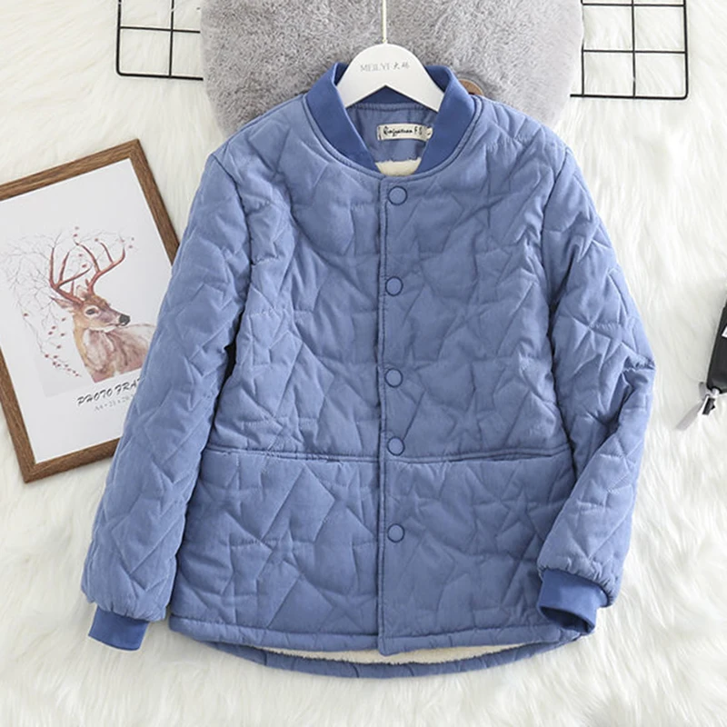Women Cotton-Padded Jacket Lamb Wool Coat 2021 Autumn Winter Short Lady Clothing
Women Cotton-Padded Jacket Lamb Wool Coat 2021 Autumn Winter Short Lady Clothing
