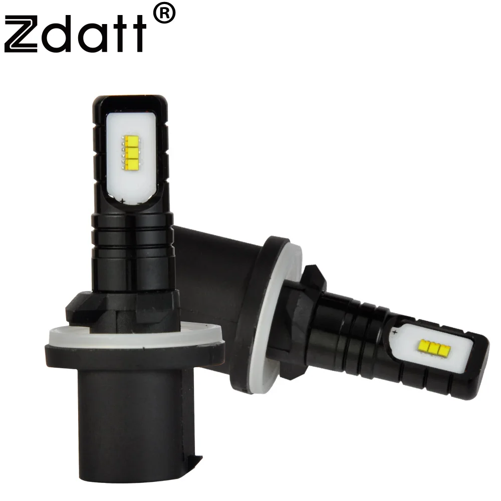 Zdatt H11 светодиодный туман светильник s H16 H8 H9 H3 9005 hb3 9006 hb4 H1 дневные ходовые огни