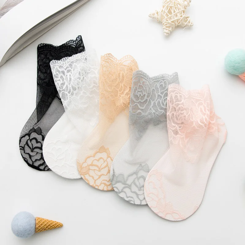Girls Socks Lace Flowers Summer Thin Mesh White Pink Princess Sock Elastic Cute Kids Crystal Non-Slip Breathable Ankle Sock
Girls Socks Lace Flowers Summer Thin Mesh White Pink Princess Sock Elastic Cute Kids Crystal Non-Slip Breathable Ankle Sock