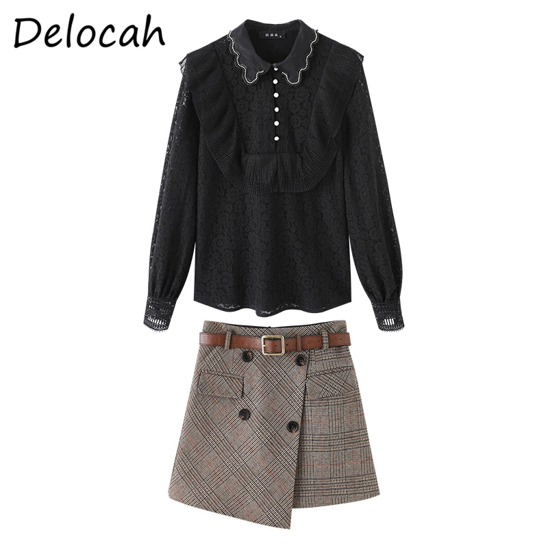 Delocah Women Summer Fashion RunwaySkirts Set Lantern Sleeve Loose Tops + High Waist Patchwork Skirts 2 TwoPiecesSuits 2021
Delocah Women Summer Fashion RunwaySkirts Set Lantern Sleeve Loose Tops + High Waist Patchwork Skirts 2 TwoPiecesSuits 2021