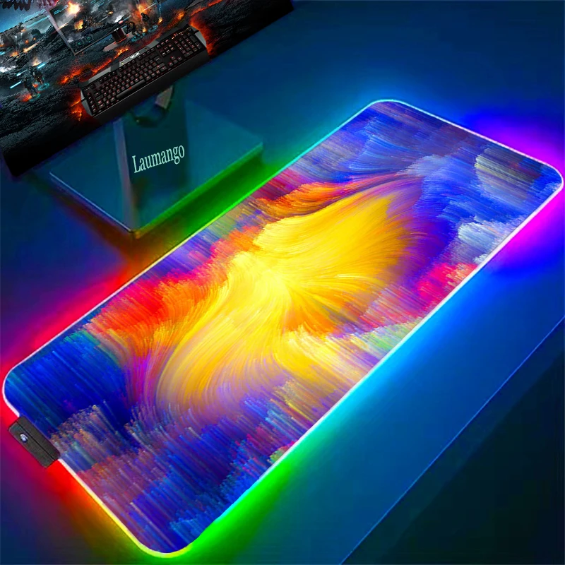 Abstract Style Mouse Carpet RGB Desktop Table Mat Large Deskmat Computer Desk Accessories Gaming Accessory Mausepad Game Mats
Abstract Style Mouse Carpet RGB Desktop Table Mat Large Deskmat Computer Desk Accessories Gaming Accessory Mausepad Game Mats
