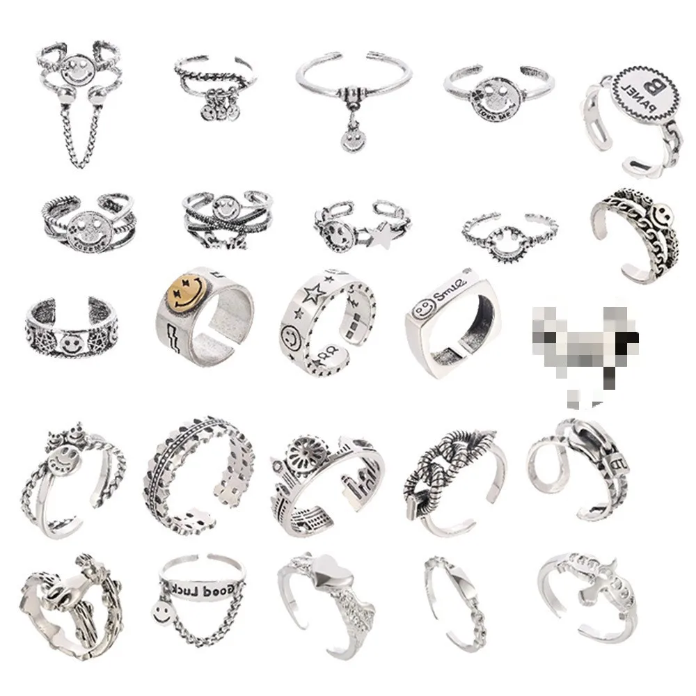 1PCS South Korea's Dongdaemun Thai Silver New Smile Castle Personality Style Chain Index Finger Ring Female Hip Hop Ring
1PCS South Korea's Dongdaemun Thai Silver New Smile Castle Personality Style Chain Index Finger Ring Female Hip Hop Ring