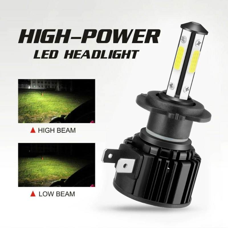 2pcs 4-Sides H7 H11 9005 9006 LED Headlight Car Headlamp 8000K 360 Degree Beam Bulbs Auto Fog Light
2pcs 4-Sides H7 H11 9005 9006 LED Headlight Car Headlamp 8000K 360 Degree Beam Bulbs Auto Fog Light
