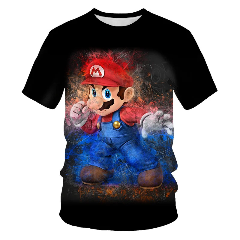 2021 summer new 3D printing T-shirt anime bearded Mario peripheral products game large size small size wholesale
2021 summer new 3D printing T-shirt anime bearded Mario peripheral products game large size small size wholesale
