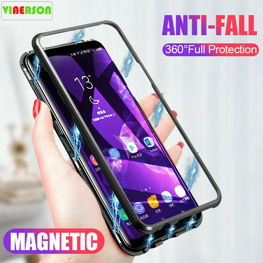 Магнитный поглощающий чехол 360 для Huawei P30 P20 Lite P10 Plus Nova 2S 2i 3 3i 3e 4 4e Y6 Prime 2018 Y9 2019 Mate 10 20