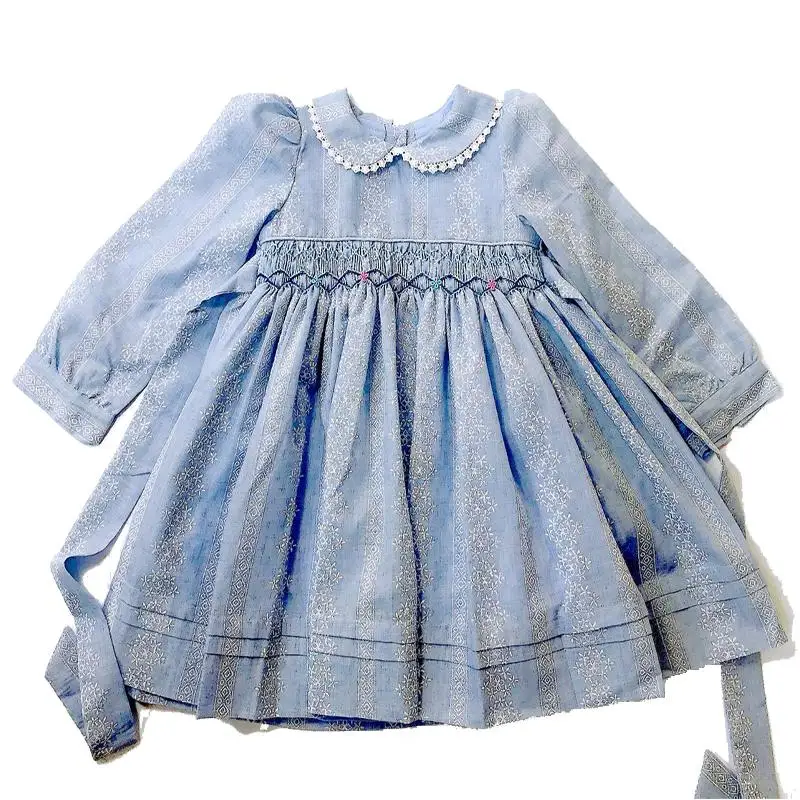 Infant Smocked Dress Baby Girl Smock Frocks Long Sleeves Child Spanish Boutique Clothes Toddler Spain Handmade Smocking Dresses
Infant Smocked Dress Baby Girl Smock Frocks Long Sleeves Child Spanish Boutique Clothes Toddler Spain Handmade Smocking Dresses