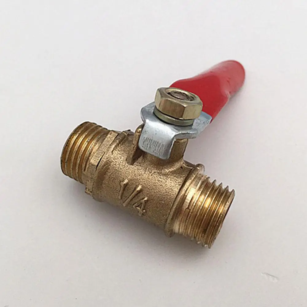 Red handle Valve Hose Barb Inline Brass Water Oil Air Shutoff Pipe Fuel Valve Line Ball Fittings Gas C6D6
Red handle Valve Hose Barb Inline Brass Water Oil Air Shutoff Pipe Fuel Valve Line Ball Fittings Gas C6D6