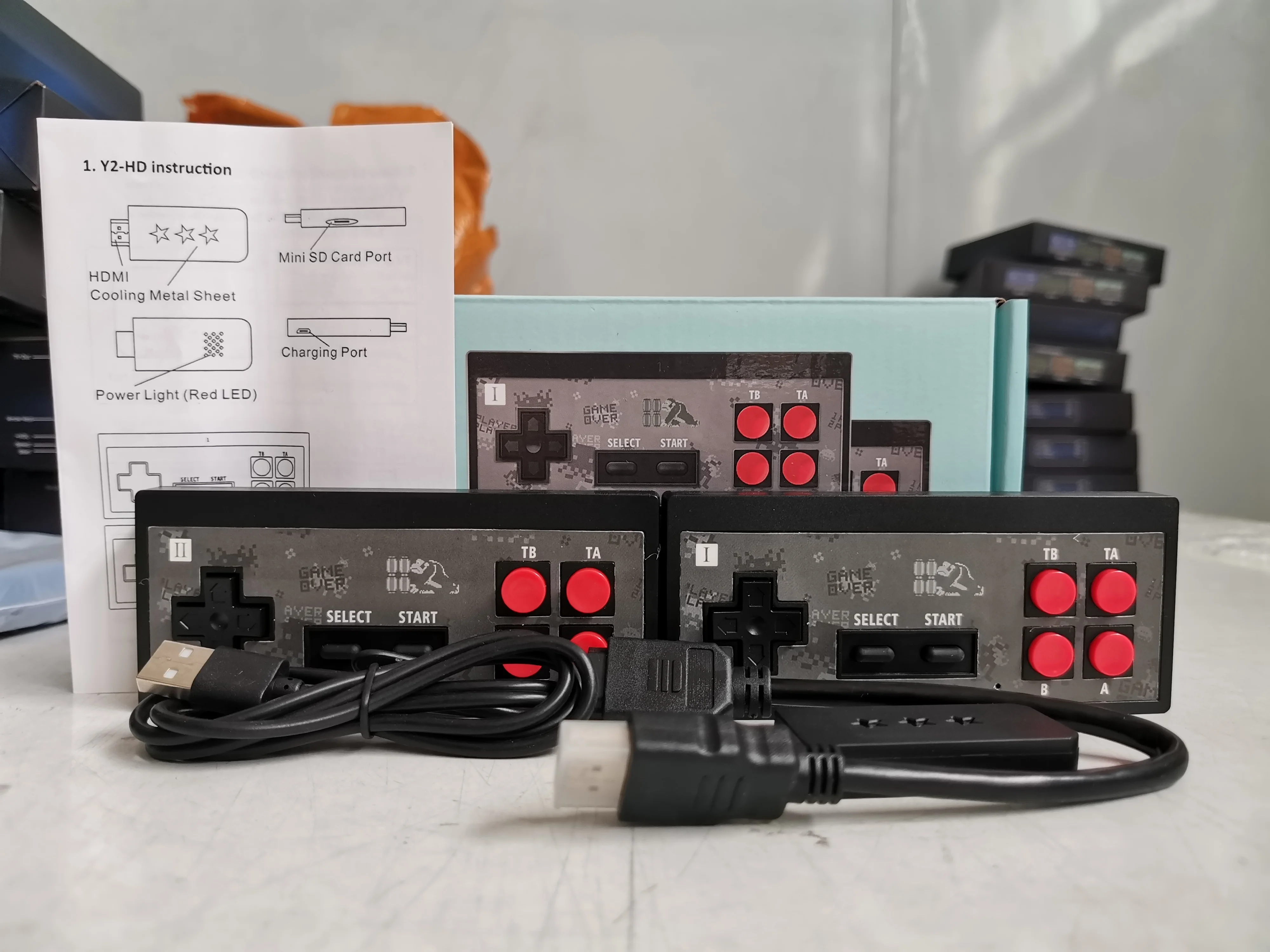 4K HD Video Game Console Built in 600 Classic Games Mini Retro Console Wireless Controller TV Output Players
4K HD Video Game Console Built in 600 Classic Games Mini Retro Console Wireless Controller TV Output Players