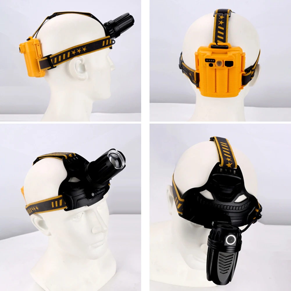 LED Headlamp Fishing Headlight 4 Modes Zoomable USB Rechargeable Lantern Emergency Head light Powered by 3x18650 batteries
LED Headlamp Fishing Headlight 4 Modes Zoomable USB Rechargeable Lantern Emergency Head light Powered by 3x18650 batteries