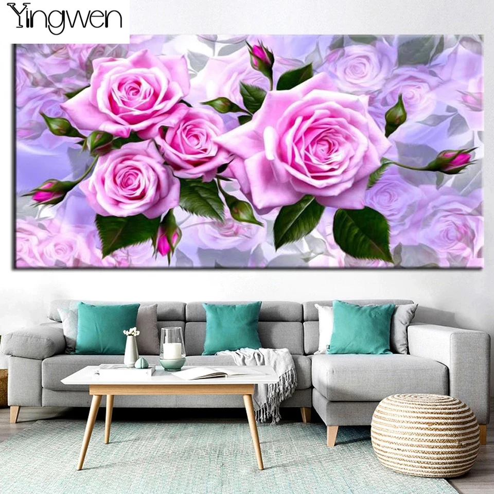 NEW Pink Roses Full Diamond Embroidery 5d DIY Diamond Painting Mosaic Cross Stitch Kits Rhinestones Large Wedding Home Art Decor
NEW Pink Roses Full Diamond Embroidery 5d DIY Diamond Painting Mosaic Cross Stitch Kits Rhinestones Large Wedding Home Art Decor
