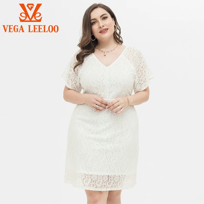 Hollow Out Party Dress White Solid Color Evening Dress Short Sleeve Plus Size 4XL Elegant Fashion BodyCon Lace Dress
Hollow Out Party Dress White Solid Color Evening Dress Short Sleeve Plus Size 4XL Elegant Fashion BodyCon Lace Dress
