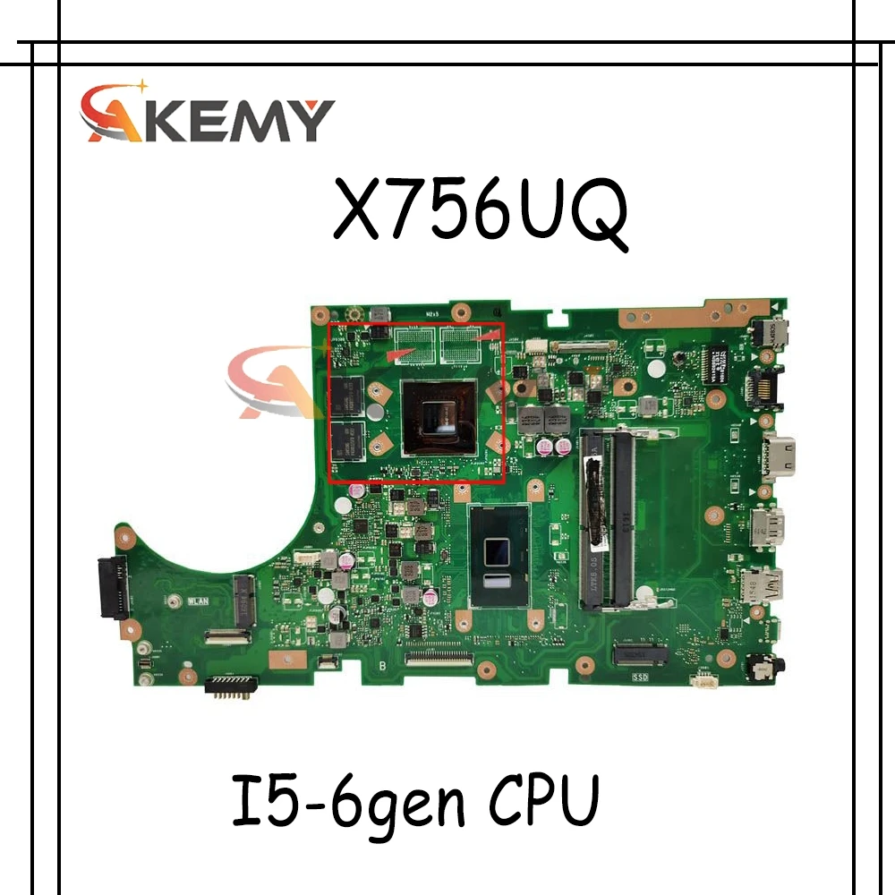 Akemy Материнская плата ноутбука W/ I5-6gen Процессор DDR4 2G-940MX для ASUS X756UXK X756UX X756UW X756UWK X756UV X756UQ материнская плата
Akemy Материнская плата ноутбука W/ I5-6gen Процессор DDR4 2G-940MX для ASUS X756UXK X756UX X756UW X756UWK X756UV X756UQ материнская плата