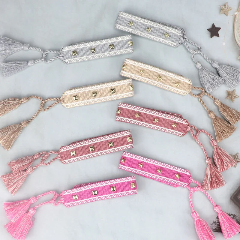 Vintage Friendship Bracelet For Women Adjustable Rope Woven Bracelet Star Tassel Braided Bracelet Wholesale Jewelry Gifts
Vintage Friendship Bracelet For Women Adjustable Rope Woven Bracelet Star Tassel Braided Bracelet Wholesale Jewelry Gifts