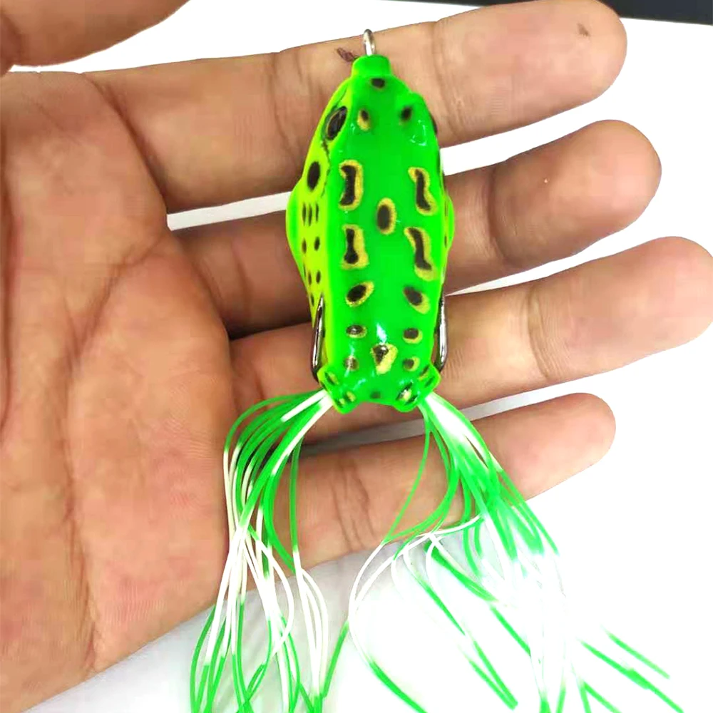 5 см/8 г силиконовая имитация рыболовная приманка лягушка 3D глаза Ray рыболовные