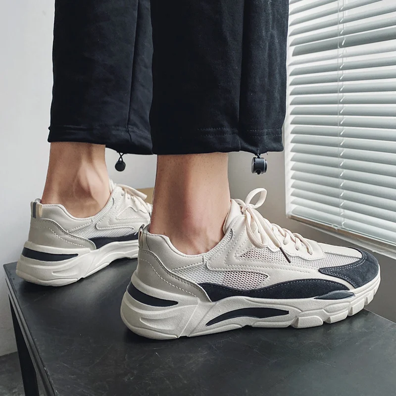 2021 Spring Men's Fashion Running Shoes Vintage Breathable Training Shoes Light Comfortable Platform Walking Jogging Shoes
2021 Spring Men's Fashion Running Shoes Vintage Breathable Training Shoes Light Comfortable Platform Walking Jogging Shoes