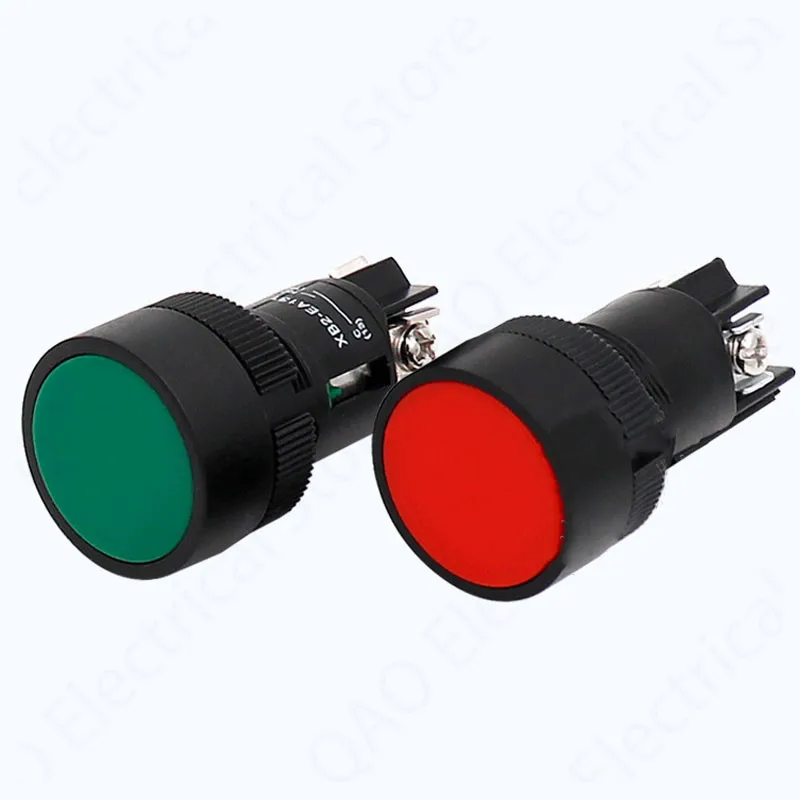 22mm Momentary Self-rest Slef-return Push Button Switch Red Green Blue Yellow Black White NO + NC XB2-EA142 XB2-EA145 XB2-EA155 
22mm Momentary Self-rest Slef-return Push Button Switch Red Green Blue Yellow Black White NO + NC XB2-EA142 XB2-EA145 XB2-EA155