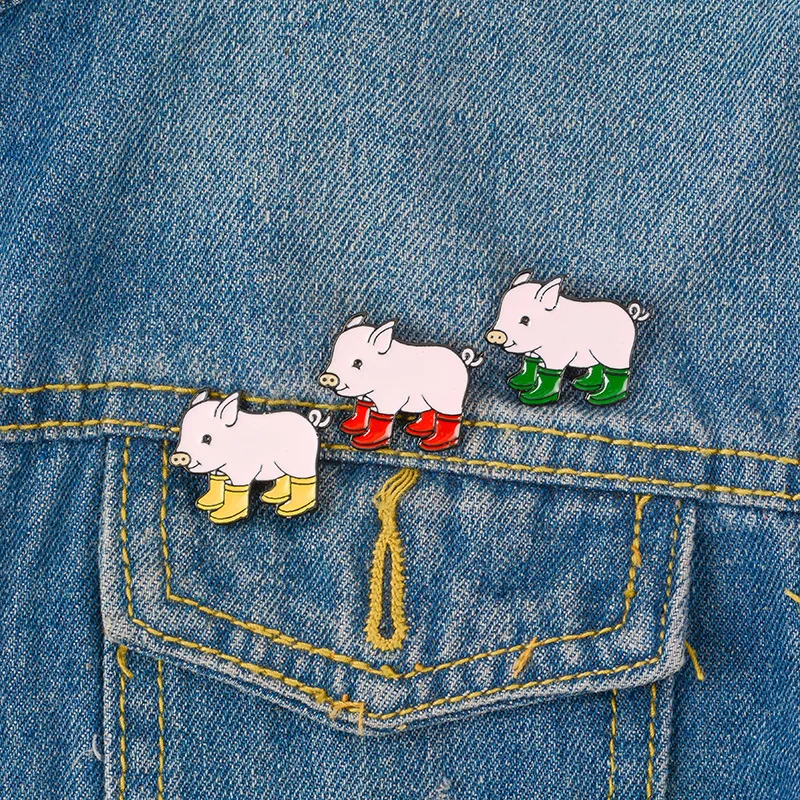 Children JewelryFanny Shose Pig Enamel Pins Custom Brooches Lapel Pin Shirt Bag Colorful Badge Jewelry
Children JewelryFanny Shose Pig Enamel Pins Custom Brooches Lapel Pin Shirt Bag Colorful Badge Jewelry