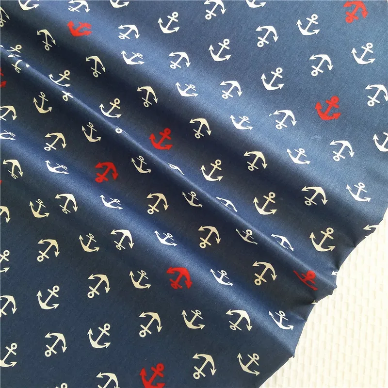 100% Cotton Poplin Fabric College style Anchor printing Twill printed fabric DIY Bedding Clothes Shirt Sewing Handmade patchwork
100% Cotton Poplin Fabric College style Anchor printing Twill printed fabric DIY Bedding Clothes Shirt Sewing Handmade patchwork