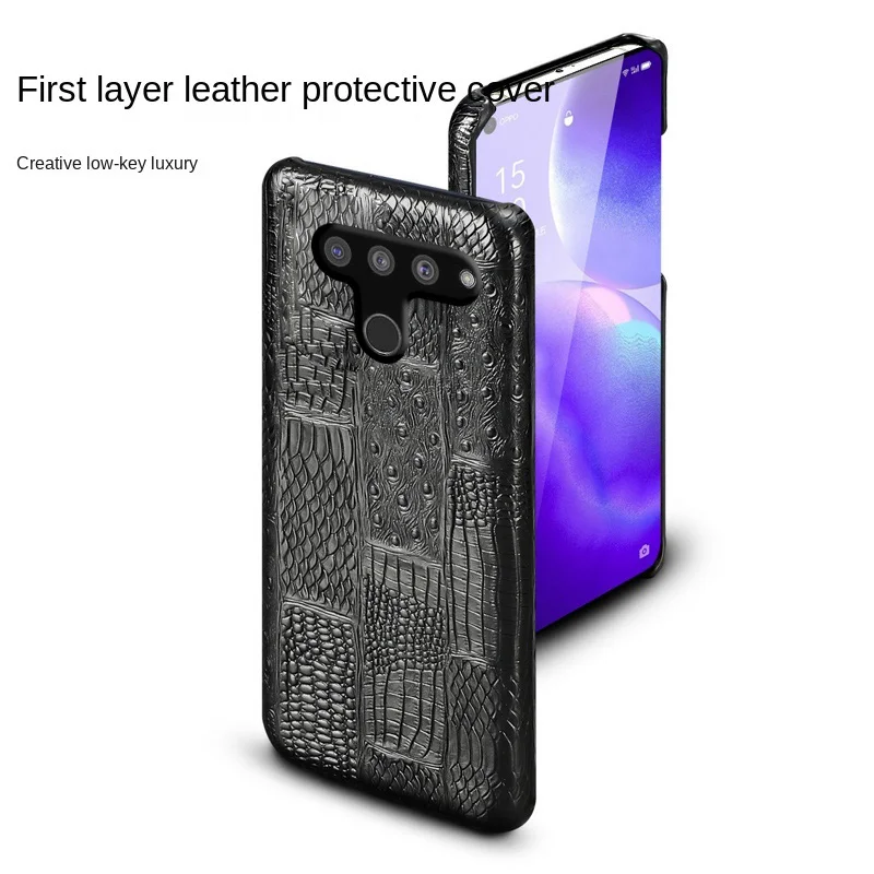 

Phone Case For LG V10 V20 V30 V30s V40 V50 Q6 Q7 Q8 G3 G4 G5 G6 G7 G8 G8X G8S ThinQ K40 Genuine Leather Cases Cowhide Back Cover