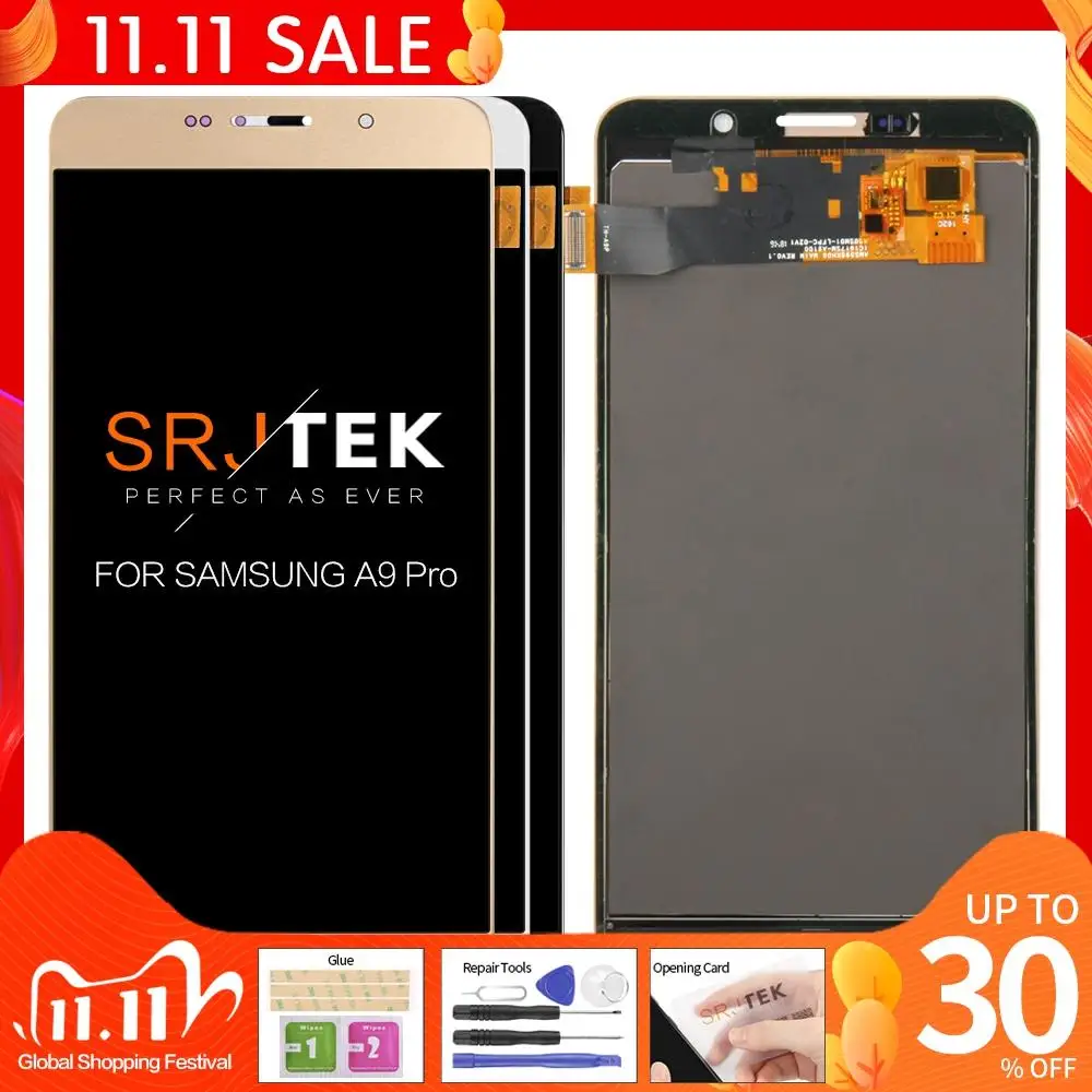 For SAMSUNG GALAXY A9100 LCD A9 Pro A9 2016 A910F Display Touch Screen Digitizer Assembly For SAMSUNG A910 LCD
For SAMSUNG GALAXY A9100 LCD A9 Pro A9 2016 A910F Display Touch Screen Digitizer Assembly For SAMSUNG A910 LCD