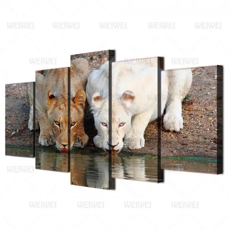 Canvas Painting White and Yellow Leopard Drinking Water By The River Home Wall Decoration Poster Use In Bedroom and Living Room
Canvas Painting White and Yellow Leopard Drinking Water By The River Home Wall Decoration Poster Use In Bedroom and Living Room