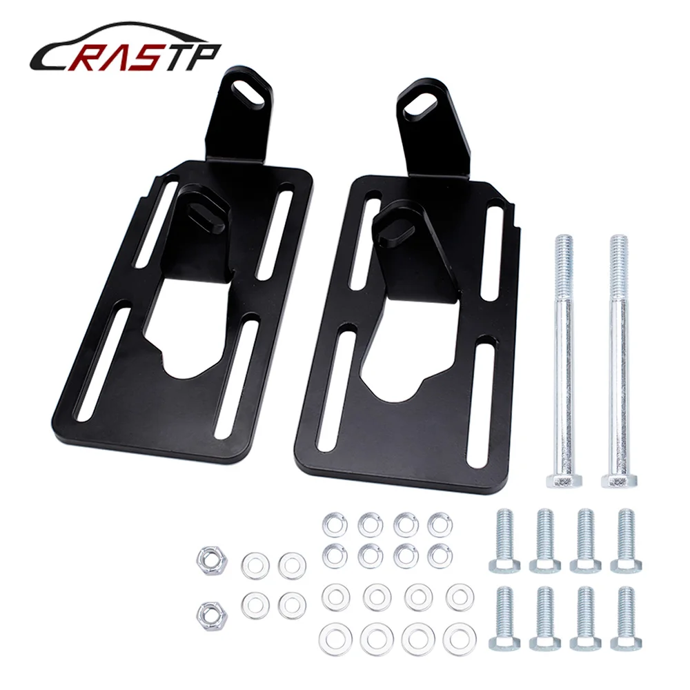 Black Steel Engine Swap Mount Brackets Kit Engine Compartment Fits for LS1 LS2 LS6 LSX Blazer Suburban Pickup 2wd RS-EM1022
Black Steel Engine Swap Mount Brackets Kit Engine Compartment Fits for LS1 LS2 LS6 LSX Blazer Suburban Pickup 2wd RS-EM1022