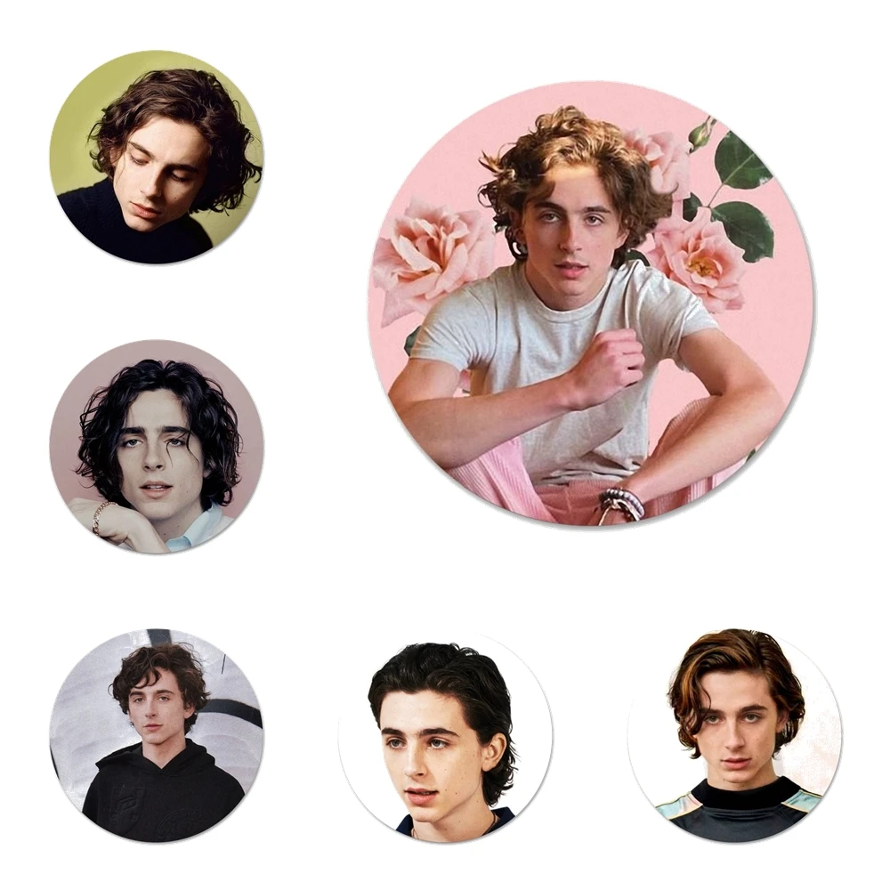 Timothee Chalamet Icons Pins Badge Decoration Brooches Metal Badges For Clothes Backpack Decoration 58mm
Timothee Chalamet Icons Pins Badge Decoration Brooches Metal Badges For Clothes Backpack Decoration 58mm