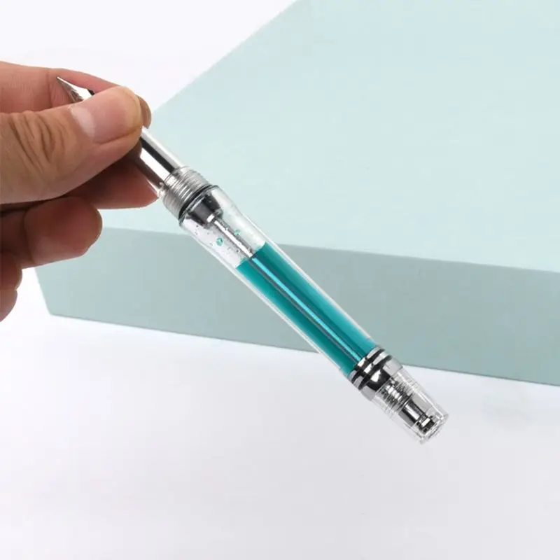Transparent Vacuum Negative pressure Fountain Pen EF/F Nib 0.38/0.5mm Ink Pen Business Gift R2JF 
Transparent Vacuum Negative pressure Fountain Pen EF/F Nib 0.38/0.5mm Ink Pen Business Gift R2JF