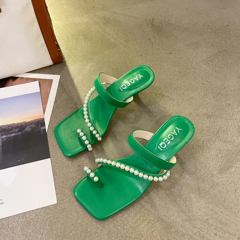 Ladies Beaded Slippers Women's High-heeled Slippers Stiletto High-heeled Shoes Soft Summer Women's Slippers Women's Shoes
Ladies Beaded Slippers Women's High-heeled Slippers Stiletto High-heeled Shoes Soft Summer Women's Slippers Women's Shoes