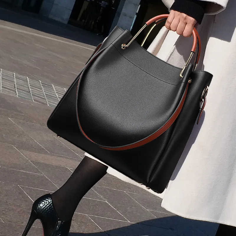 satchels Genuine Leather Handbags 2021 New Large-capacity Single Shoulder Messenger Fashion All-match Color Contrast Bags Purses
satchels Genuine Leather Handbags 2021 New Large-capacity Single Shoulder Messenger Fashion All-match Color Contrast Bags Purses